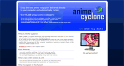 Desktop Screenshot of animecyclone.theanimegallery.com