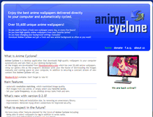 Tablet Screenshot of animecyclone.theanimegallery.com